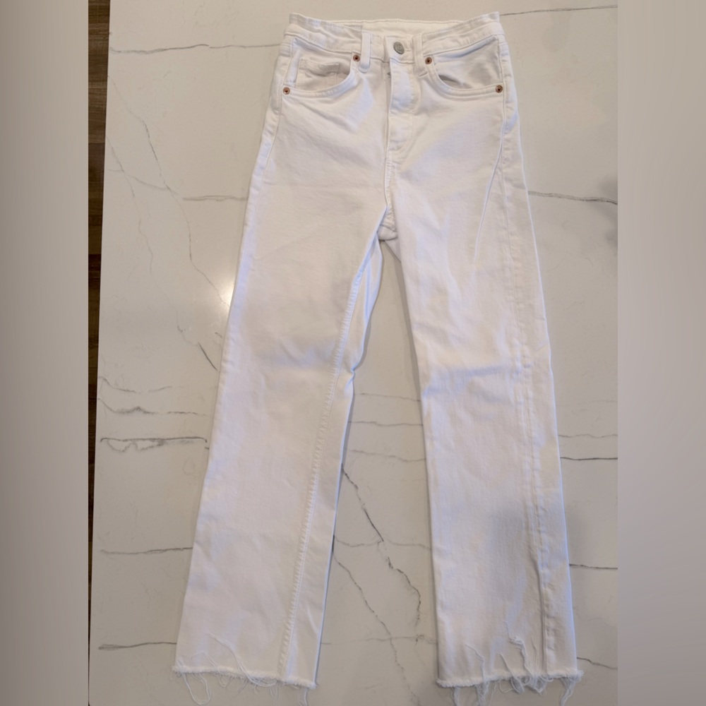 Zara Women’s White Denim, Size 2, Like New